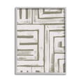 thumbnail image 1 of Stupell Industries Contemporary Lines Pattern Composition Graphic Art Gray Framed Art Print Wall Art, Design by June Erica Vess, 1 of 7