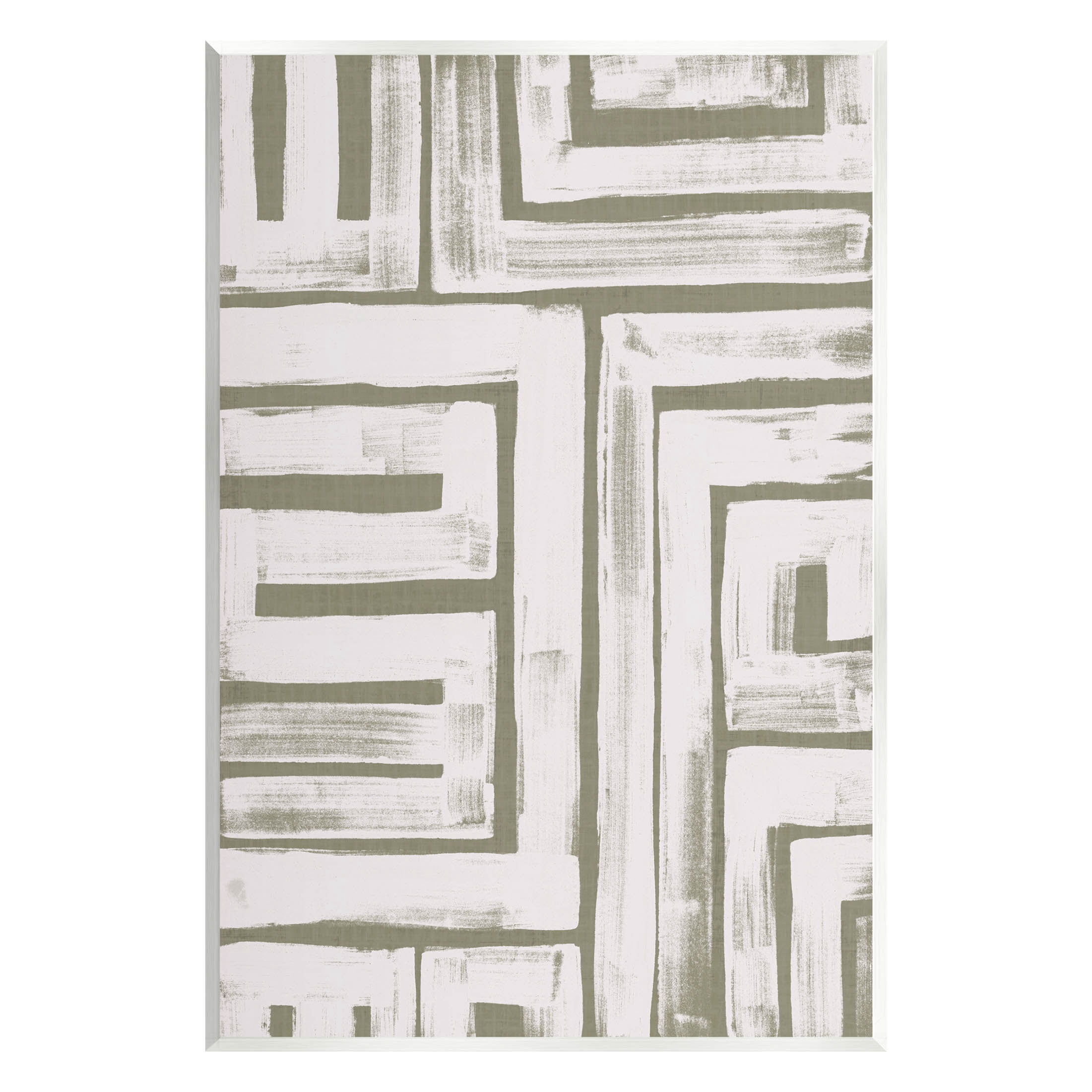 Stupell Industries Contemporary Lines Pattern Composition Graphic Art Unframed Art Print Wall Art, Design by June Erica Vess