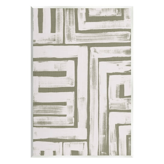 Stupell Industries Contemporary Lines Pattern Composition Graphic Art Unframed Art Print Wall Art, Design by June Erica Vess