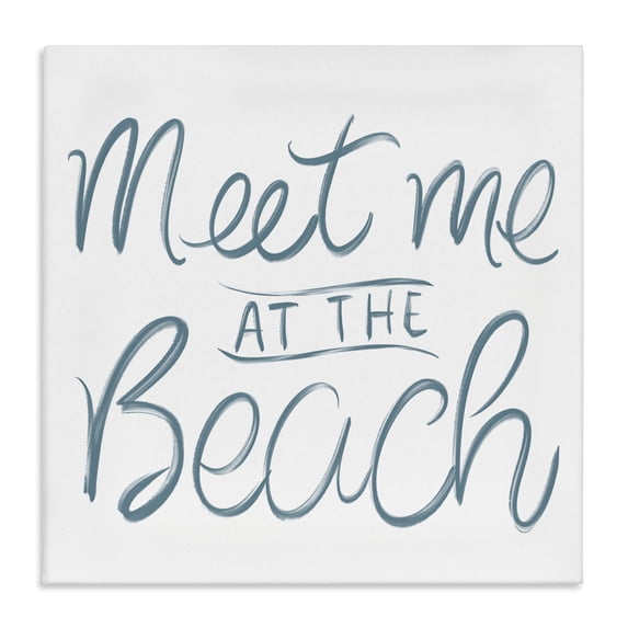 Stupell Industries Contemporary Minimal Meet At Beach Canvas Art, 17 x 17, by SunDance Group; LLC