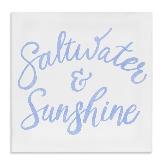 Stupell Industries Contemporary Minimal Saltwater & Sunshine Canvas Art, 24 x 24, by SunDance Group; LLC