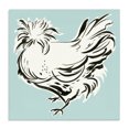 thumbnail image 1 of Stupell Industries Contemporary Modern Chicken on Blue Canvas Art, 36 x 36, by Laura Marr, 1 of 8