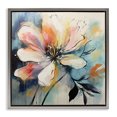 thumbnail image 1 of Stupell Industries Contemporary Modern Pink Blossom Gray Floating Frame Canvas Art, 18 x 18, by Lazar Studio, 1 of 8