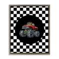 thumbnail image 1 of Stupell Industries Contemporary Monster Truck Dude Brown Floating Frame Canvas Art, 17 x 21, by Kim Allen, 1 of 8