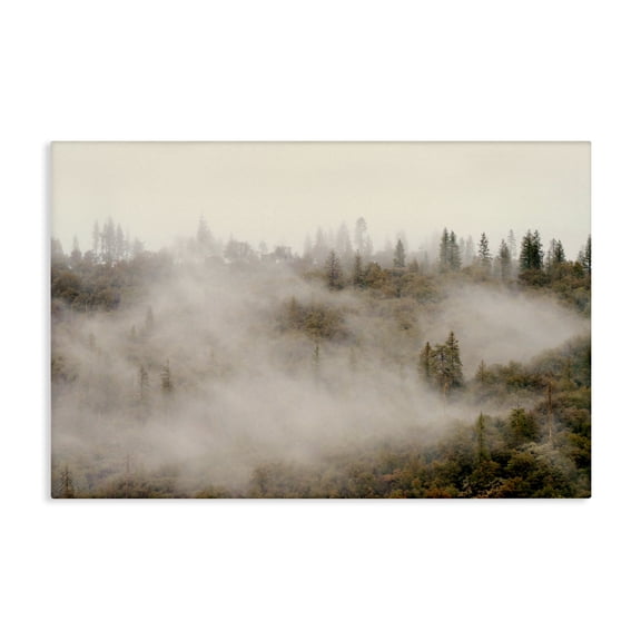 Stupell Industries Contemporary Morning Fog over Trees Canvas Art, 45 x 30, by Gemma Bardot