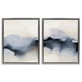 thumbnail image 1 of Stupell Industries Contemporary Mysterious Abstract Obscure Watercolor Gray 2pc Floating Frame Art Set, 25 x 31 each, by Kippi Leonard, 1 of 7