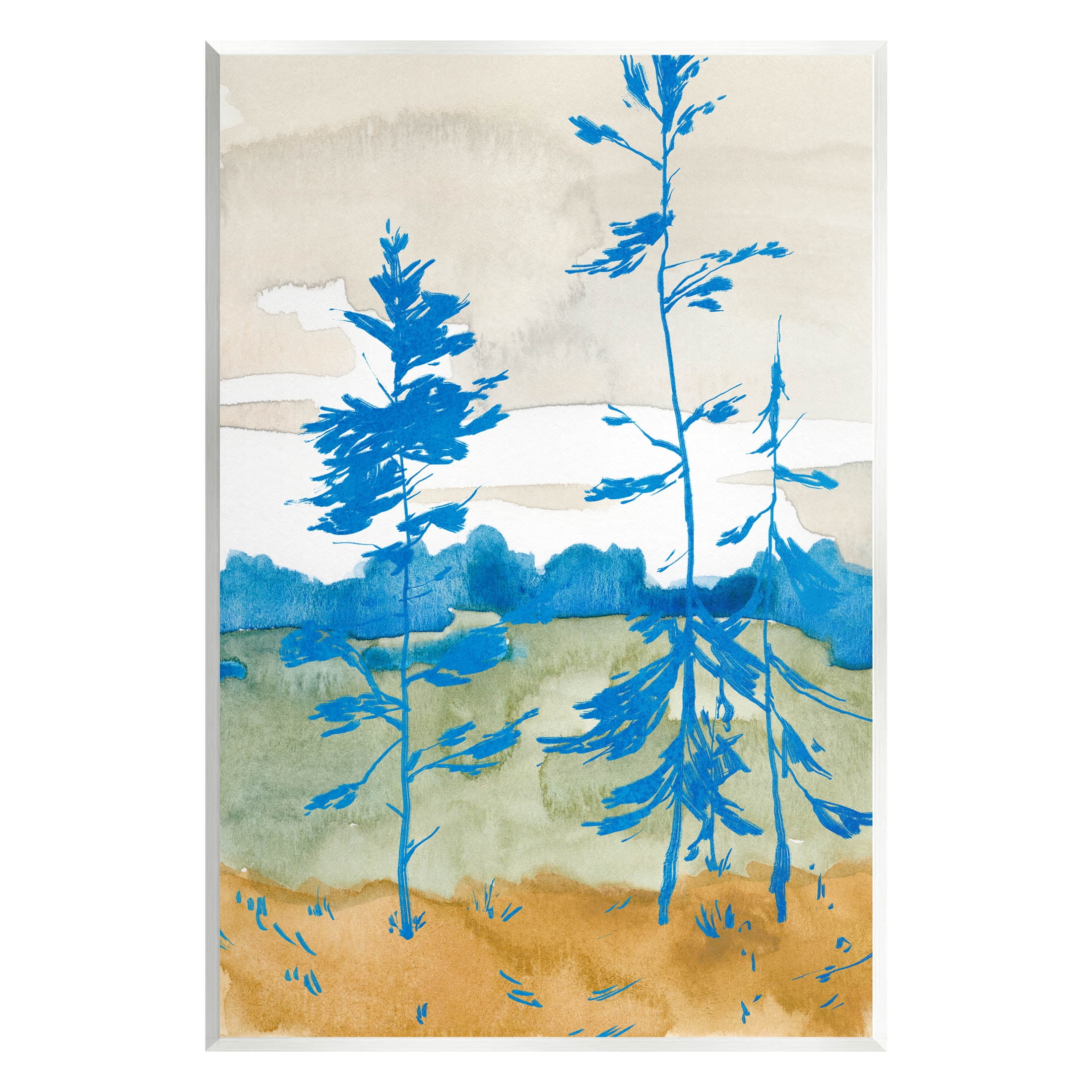Stupell Industries Contemporary Nature Landscape Painting Unframed Art Print Wall Art, Design by Jacob Green