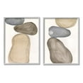 thumbnail image 1 of Stupell Industries Contemporary Oblong Shapes Arrangement Graphic Art Gray Framed Art Print Wall Art, Set of 2, Design by Laura Marr, 1 of 7