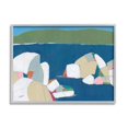 thumbnail image 1 of Stupell Industries Contemporary Ocean Rocks Coastal Painting Gray Framed Art Print Wall Art, 1 of 5