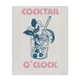 thumbnail image 1 of Stupell Industries Contemporary Pastel Cocktail O'Clock Canvas Art, 16 x 20, by Seven Trees Design, 1 of 7