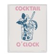 thumbnail image 1 of Stupell Industries Contemporary Pastel Cocktail O'Clock White Framed Giclee Art, 11 x 14, by Seven Trees Design, 1 of 7