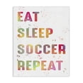 thumbnail image 1 of Stupell Industries Contemporary Pastel Soccer Motivation Canvas Art, 16 x 20, by Marcus Prime, 1 of 7