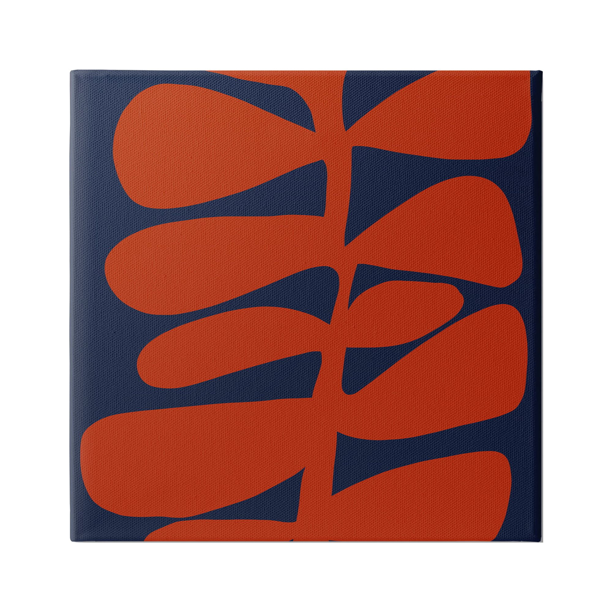 Stupell Industries Contemporary Plant Leaf Close Up Botanical Cutout Silhouette Graphic Art Gallery Wrapped Canvas Print Wall Art, Design by Deborah Velasquez