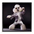 thumbnail image 1 of Stupell Industries Contemporary Poodle Dancing Portrait Black Framed Giclee Art, 17 x 17, by Roozbeh, 1 of 7
