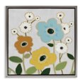 thumbnail image 1 of Stupell Industries Contemporary Primary Hued Blossoms Gray Floating Frame Canvas Art, 25 x 25, by Carol Robinson, 1 of 8
