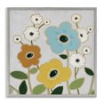 thumbnail image 1 of Stupell Industries Contemporary Primary Hued Blossoms Gray Framed Giclee Art, 24 x 24, by Carol Robinson, 1 of 8