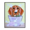 thumbnail image 1 of Stupell Industries Contemporary Puppy with Soap Bubbles Black Framed Giclee Art, 11 x 14, by Michelle Gilsey, 1 of 8