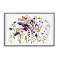 thumbnail image 1 of Stupell Industries Contemporary Purple Poppy Sprigs Black Framed Giclee Art, 18 x 12, by Shirley Novak, 1 of 8