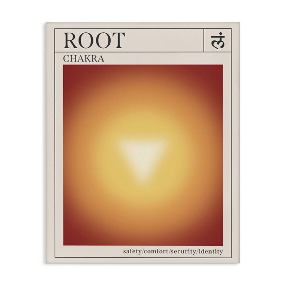 Stupell Industries Contemporary Root Chakra Meditation Canvas Art, 16 x 20, by Wild Apple Portfolio