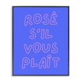 thumbnail image 1 of Stupell Industries Contemporary Rosé Please Phrase Black Framed Giclee Art, 16 x 20, by House of Lulu, 1 of 8