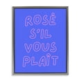 thumbnail image 1 of Stupell Industries Contemporary Rosé Please Phrase Gray Floating Frame Canvas Art, 25 x 31, by House of Lulu, 1 of 8