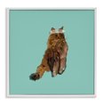 thumbnail image 1 of Stupell Industries Contemporary Royal Cat in Crown White Framed Giclee Art, 12 x 12, by Amelia Noyes, 1 of 8
