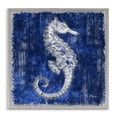 thumbnail image 1 of Stupell Industries Contemporary Rustic Indigo Seahorse Gray Framed Giclee Art, 12 x 12, by Paul Brent, 1 of 8