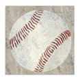 thumbnail image 1 of Stupell Industries Contemporary Rustic Sports Baseball Canvas Art, 17 x 17, by Kim Allen, 1 of 8