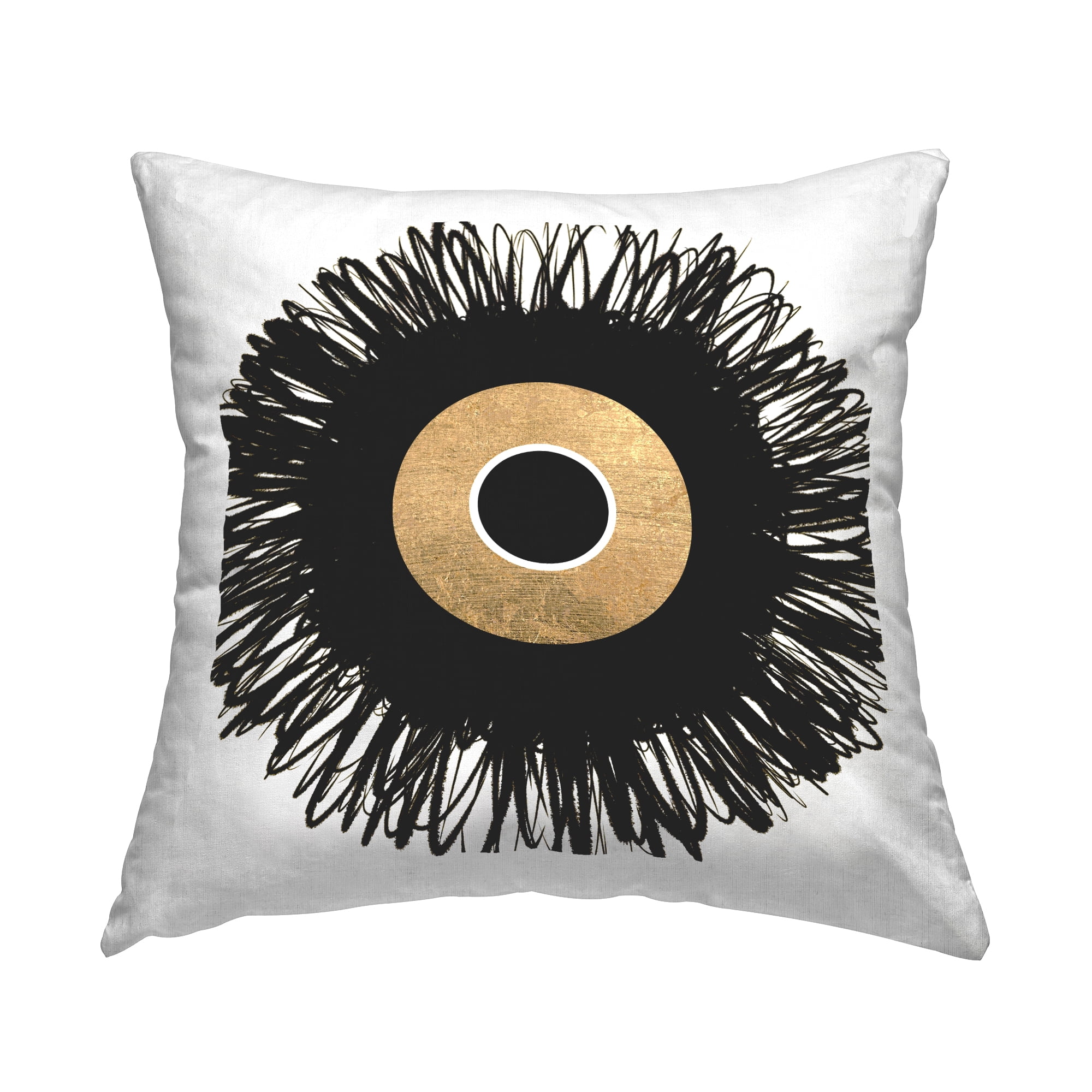 Stupell Industries Contemporary Shape with Glam Decorative Printed Throw Pillow, 18 x 18