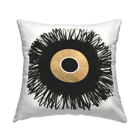 Stupell Industries Contemporary Shape with Glam Decorative Printed Throw Pillow, 18 x 18