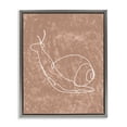 thumbnail image 1 of Stupell Industries Contemporary Snail Line Drawing Gray Floating Frame Canvas Art, 17 x 21, by Lil' Rue, 1 of 8