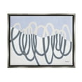 thumbnail image 1 of Stupell Industries Contemporary Split Spiral Shape Graphic Art Luster Gray Floating Framed Canvas Print Wall Art, Design by Kathy Ferguson, 1 of 6