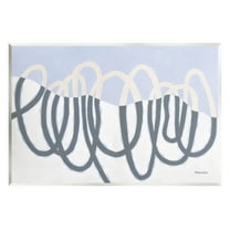 Stupell Industries Contemporary Split Spiral Shape Graphic Art Unframed Art Print Wall Art, Design by Kathy Ferguson