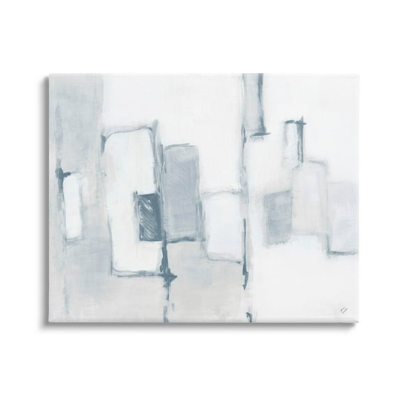 Stupell Industries Contemporary Square Shapes Painting Gallery Wrapped Canvas Print Wall Art, Design by Lanie Loreth