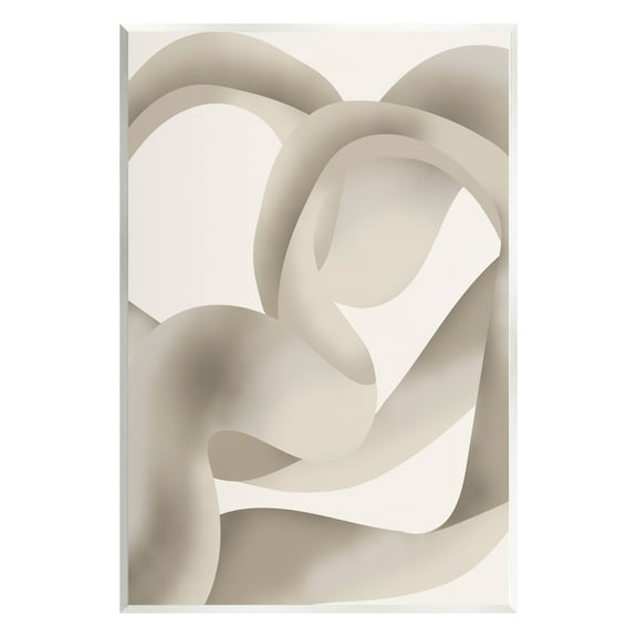 Stupell Industries Contemporary Swirling Abstraction Abstract Painting Unframed Art Print Wall Art, 10 x 15