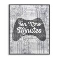 thumbnail image 1 of Stupell Industries Contemporary Ten More Minutes Video Games Black Framed Giclee Art, 11 x 14, by Lil' Rue, 1 of 7
