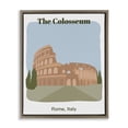 thumbnail image 1 of Stupell Industries Contemporary The Colosseum Architecture Brown Floating Frame Canvas Art, 25 x 31, by Regina Moore, 1 of 8