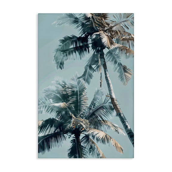 Stupell Industries Contemporary Upward Palms Perspective Canvas Art, 30 x 45, by LSR Design Studio