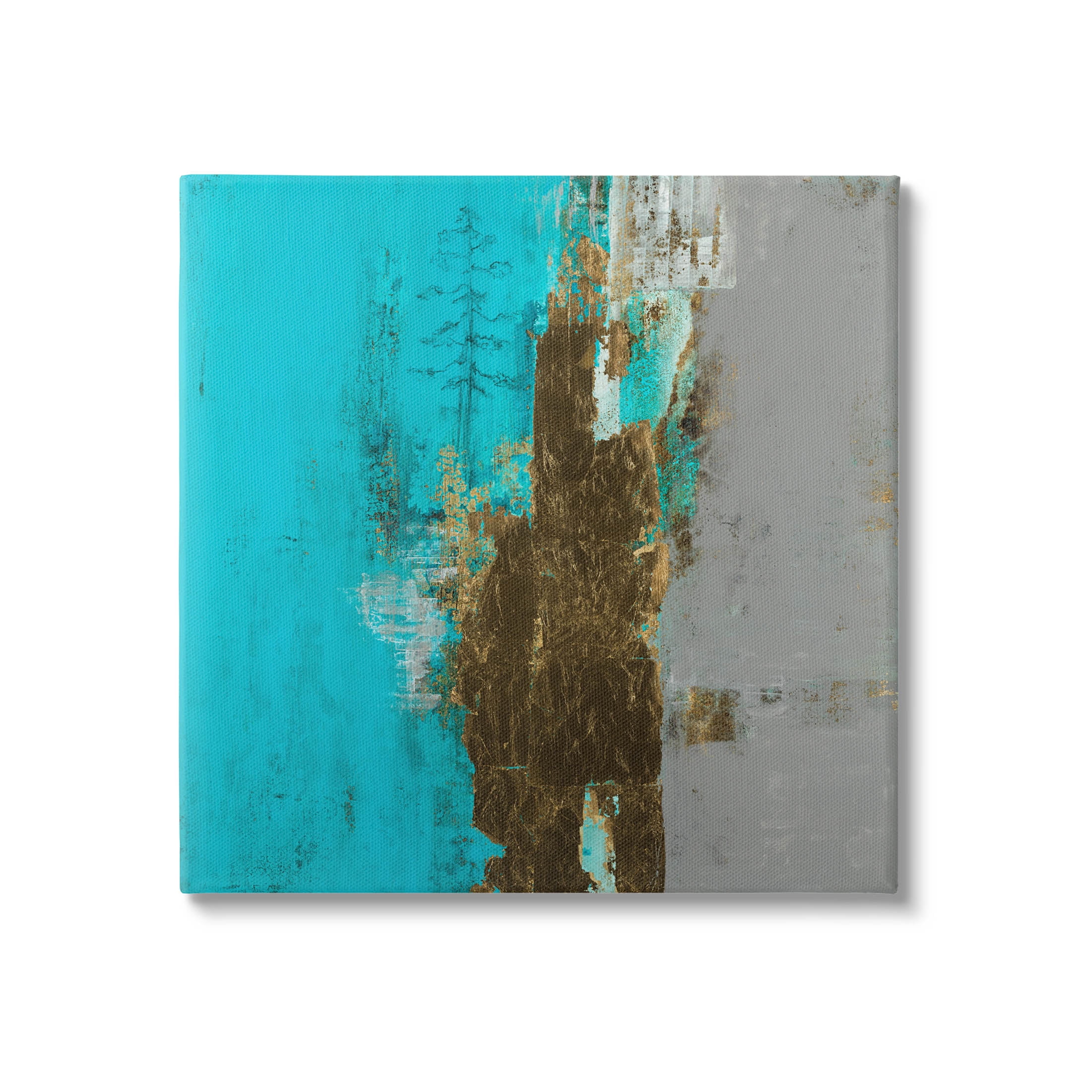 Stupell Industries Contemporary Urban Tree Collage Painting Gallery Wrapped Canvas Print Wall Art, Design by Ruth Fromstein