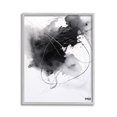 thumbnail image 1 of Stupell Industries Contemporary Watercolor Smear Abstract Painting Gray Framed Art Print Wall Art, 11 x 14, 1 of 9