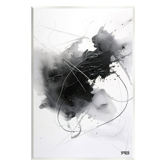 Stupell Industries Contemporary Watercolor Smear Abstract Painting Unframed Art Print Wall Art, 10 x 15