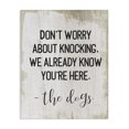 thumbnail image 1 of Stupell Industries Contemporary We Know You're Here Dog Canvas Art, 36 x 48, by Lil' Rue, 1 of 7