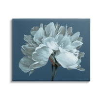 Stupell Industries Contemporary White Bloom Single Flower Sprig Graphic Art Gallery Wrapped Canvas Print Wall Art, Design by Liz Jardine