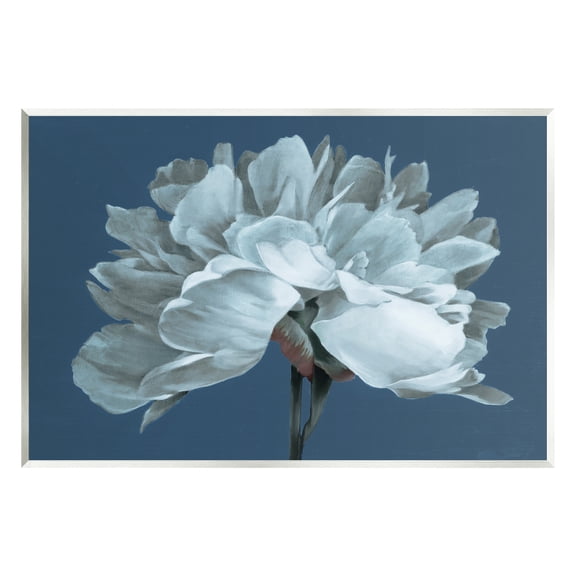Stupell Industries Contemporary White Bloom Single Flower Sprig Graphic Art Unframed Art Print Wall Art, Design by Liz Jardine