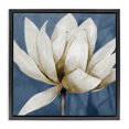thumbnail image 1 of Stupell Industries Contemporary White Lotus Blooms Black Floating Frame Canvas Art, 18 x 18, by Carol Robinson, 1 of 8
