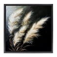 thumbnail image 1 of Stupell Industries Contemporary Wispy Wheat Stalks Black Floating Frame Canvas Art, 18 x 18, by Raymond Powers, 1 of 8