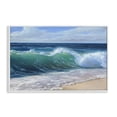thumbnail image 1 of Stupell Industries Tropical Content Beach Waves Shore White Framed Giclee Art, 18 x 12, by Dimitri Sirenko, 1 of 8