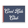 thumbnail image 1 of Stupell Industries Cool Kids Club Children's Sign Bold Red Blue Graphic Art White Framed Art Print Wall Art, 20x16, by Daphne Polselli, 1 of 5