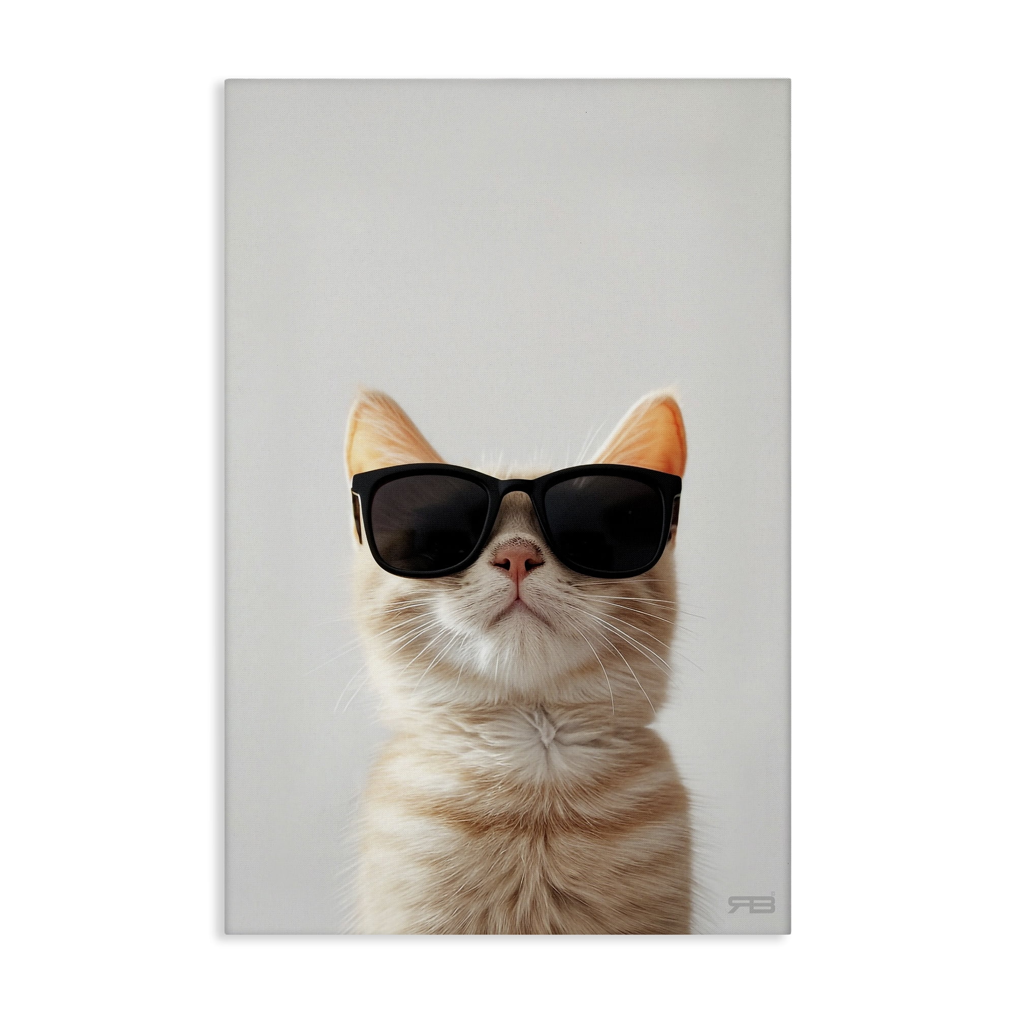 Stupell Industries Cool Sunglasses Cat Animals & Insects Painting Gallery Wrapped Canvas Art Print Wall Art, 16 x 24