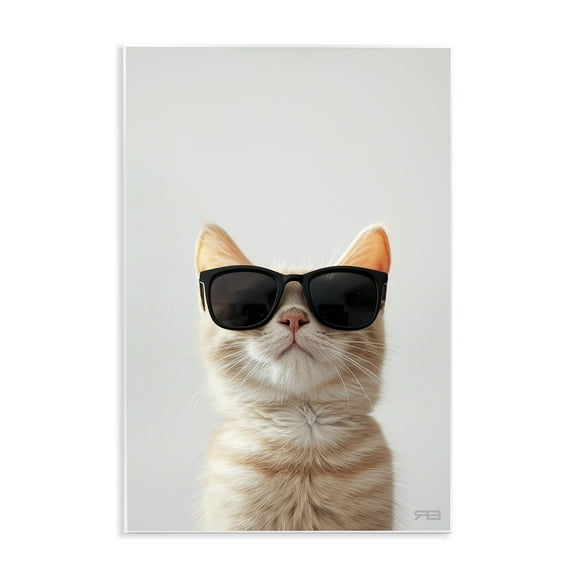 Stupell Industries Cool Sunglasses Cat Animals & Insects Painting Unframed Art Print Wall Art, 10 x 15